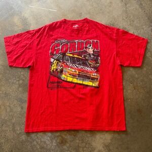 Jeff Gordon NASCAR Racing T Shirt 2XL Red Hendrick Motorsports Tee